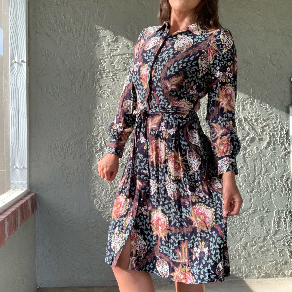 Floral Long Sleeve Dress